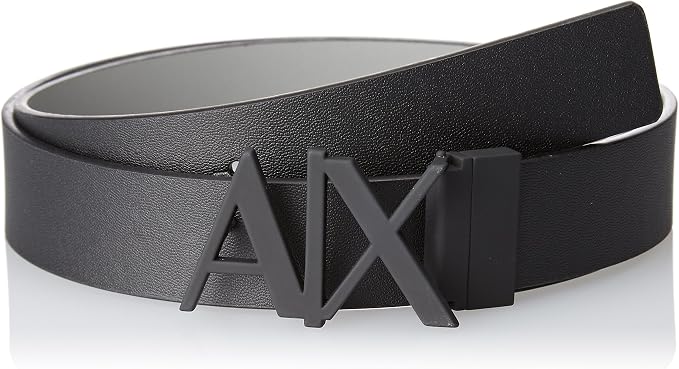 armani阿玛尼 exchange 男士品牌标识皮带